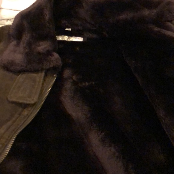 Suede leather jacket - Picture 2 of 3